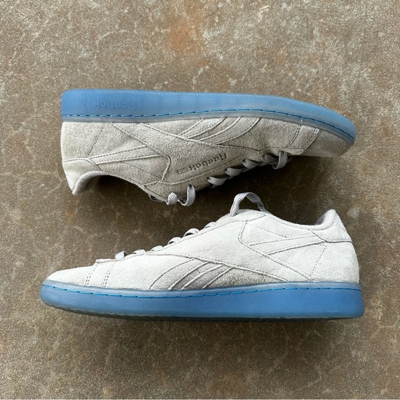 Reebok Classic NPC ICE Grey Suede Casual Athletic Sneakers Men’s Size 10 - Picture 2 of 10